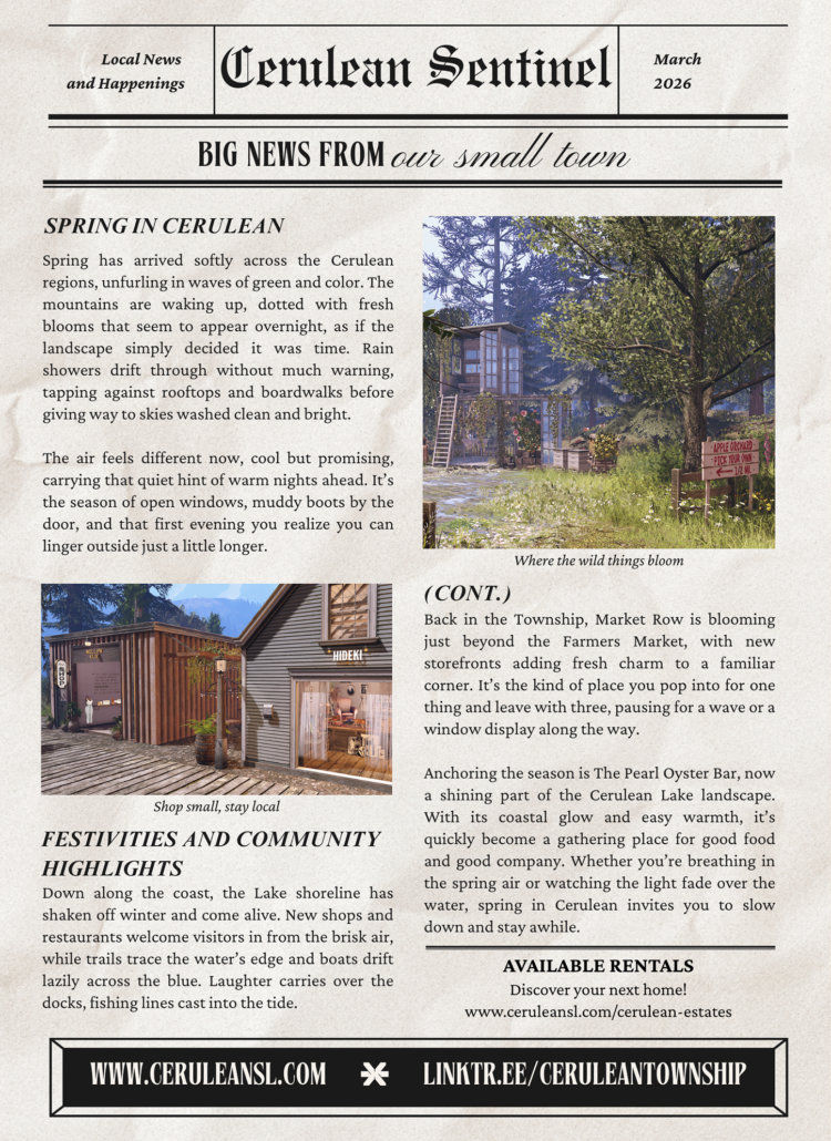 Sentinel Spring 2026 Edition